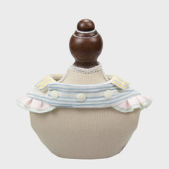 Striped Collar Frill Pet Bandana
