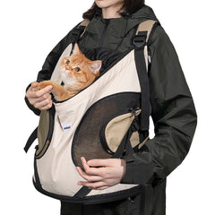 Fronttrage-Hunderucksack für Katzen & kleine Hunde