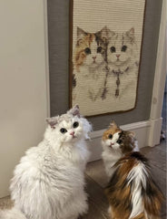 Personalized Custom Cat Scratcher – Custom Pet Portrait Scratching Mat