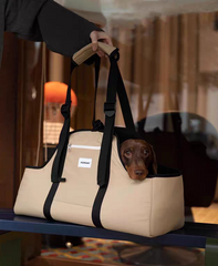 Small Dog & Cat Carrier Bag – Extended Travel Tote with Supportive Cushion | PawHavens