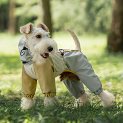 PawHavens 4 Legged Dog Raincoat, Waterproof Full Body Dog Rain Coat for Outdoor Adventures