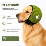 PawHavens calming noise-reducing ear muffs help provide comfortable ear coverage for dogs in noisy environments.