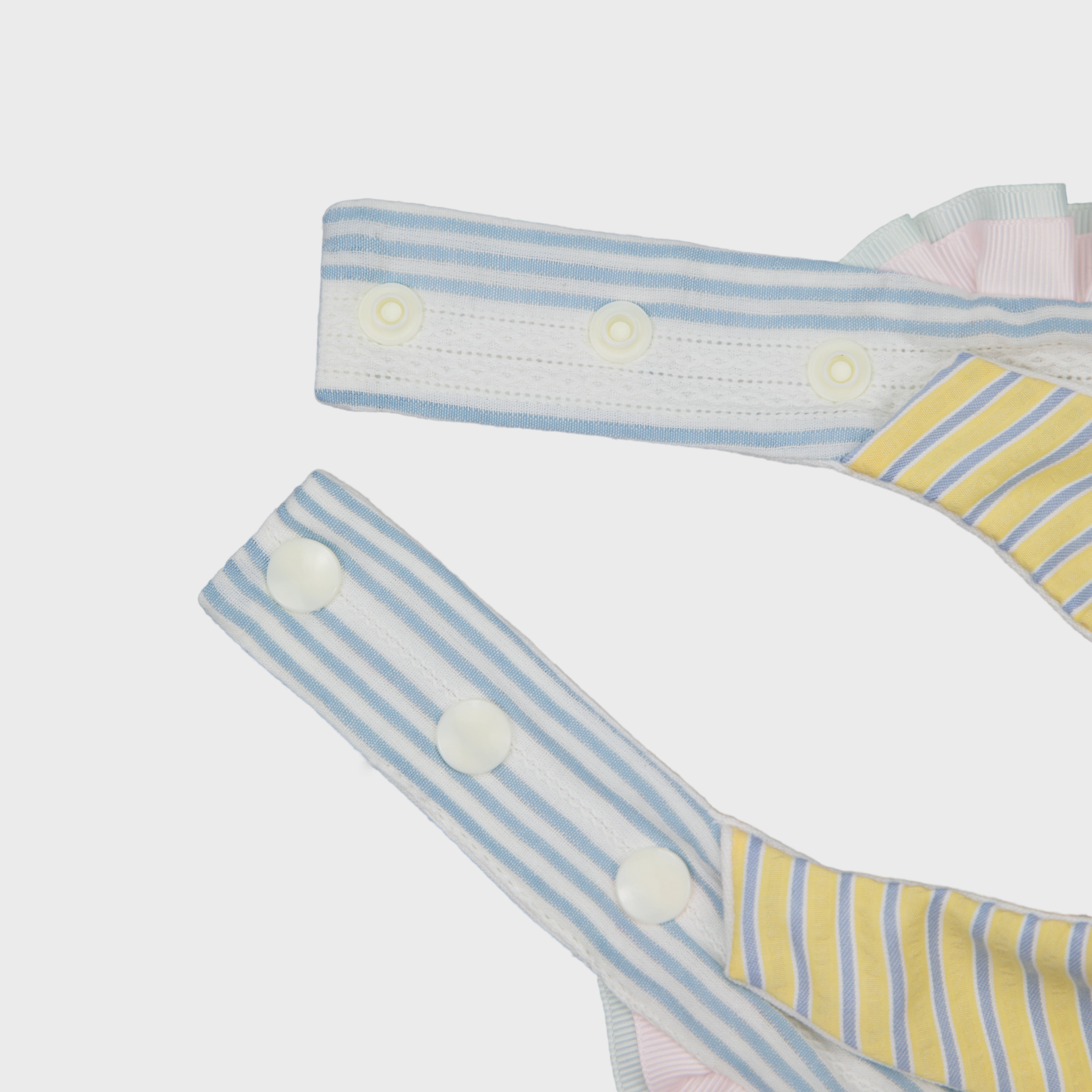 Striped Collar Frill Pet Bandana