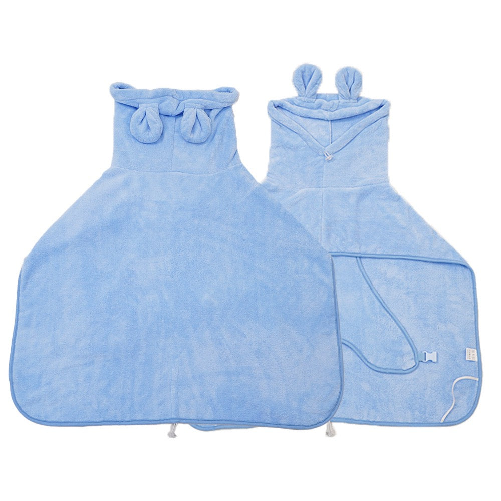 Super Absorbent Coral Fleece Pet Bathrobe – Soft & Quick-Dry Towel Robe