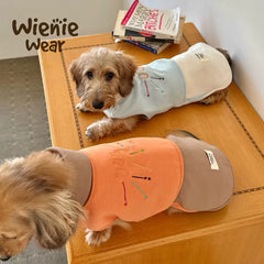 PawHavens Striped Star Embroidered Dog Shirt – Soft Casual Dog Clothes