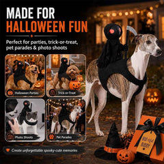 Halloween Grim Reaper Pet Costume for Dogs and Cats 丨Halloween Costume