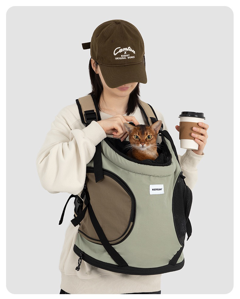 Fronttrage-Hunderucksack für Katzen & kleine Hunde