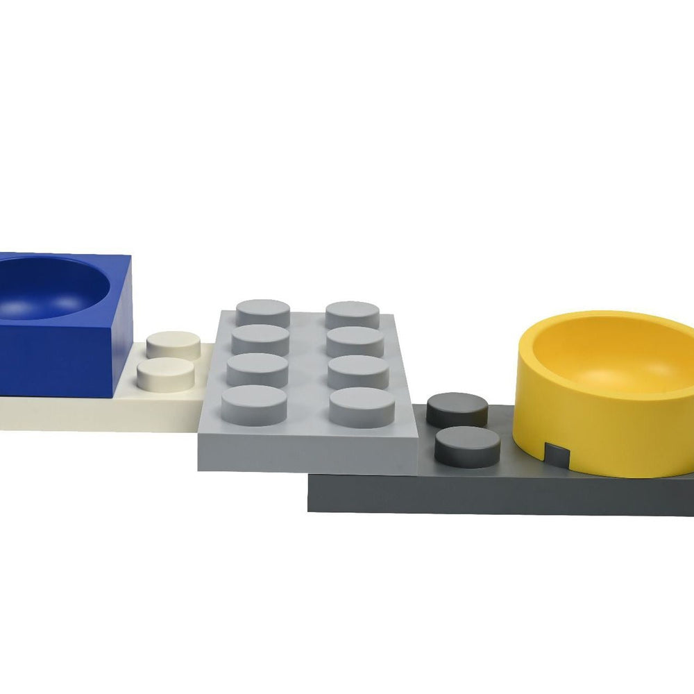 PawHavens single modular building block pet feeder , sold separately for DIY custom pet bowl setup