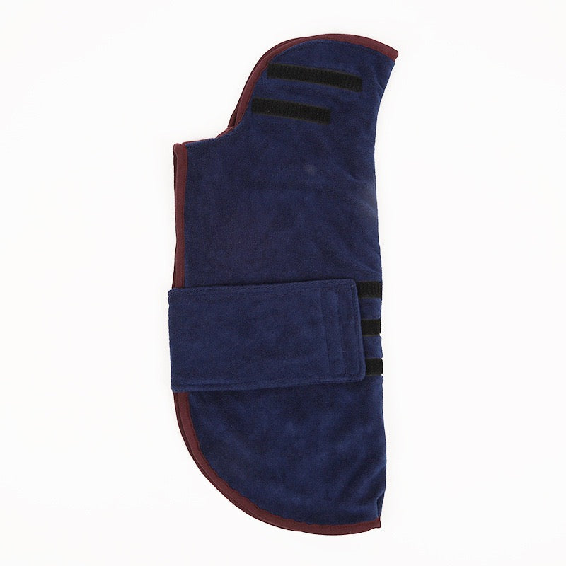 Blue quick dry dog bathrobe