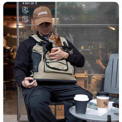 2-in-1 Pet Carrier Backpack and Front Carrier for Small Dogs and Cats