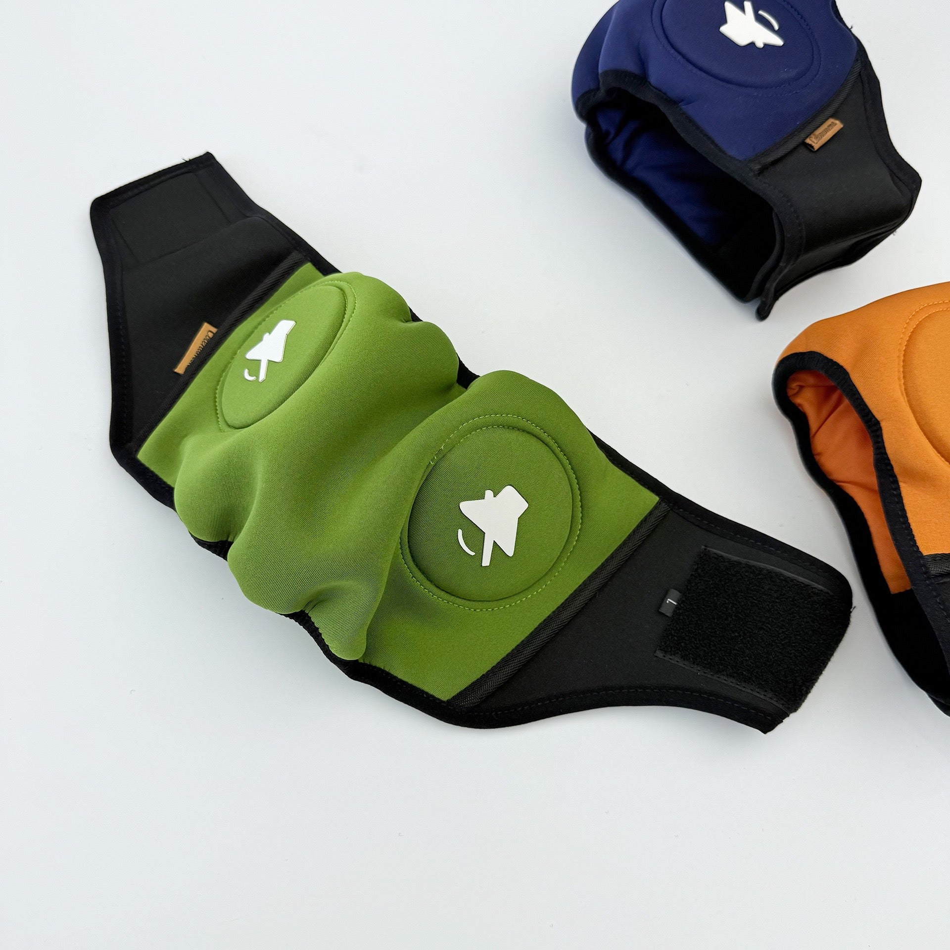 Close-up of the soft padded interior and comfortable wraparound design of PawHavens pet ear muffs.
