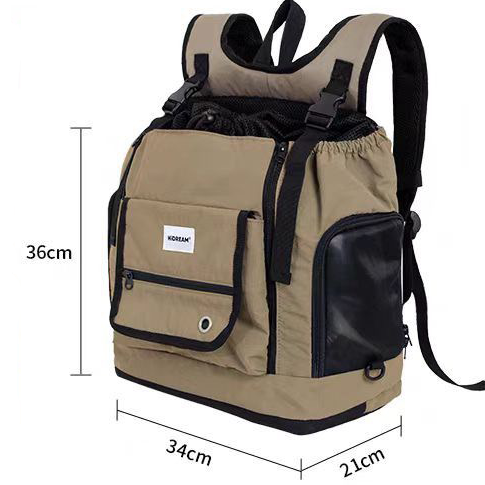 2-in-1 Pet Carrier Backpack and Front Carrier for Small Dogs and Cats
