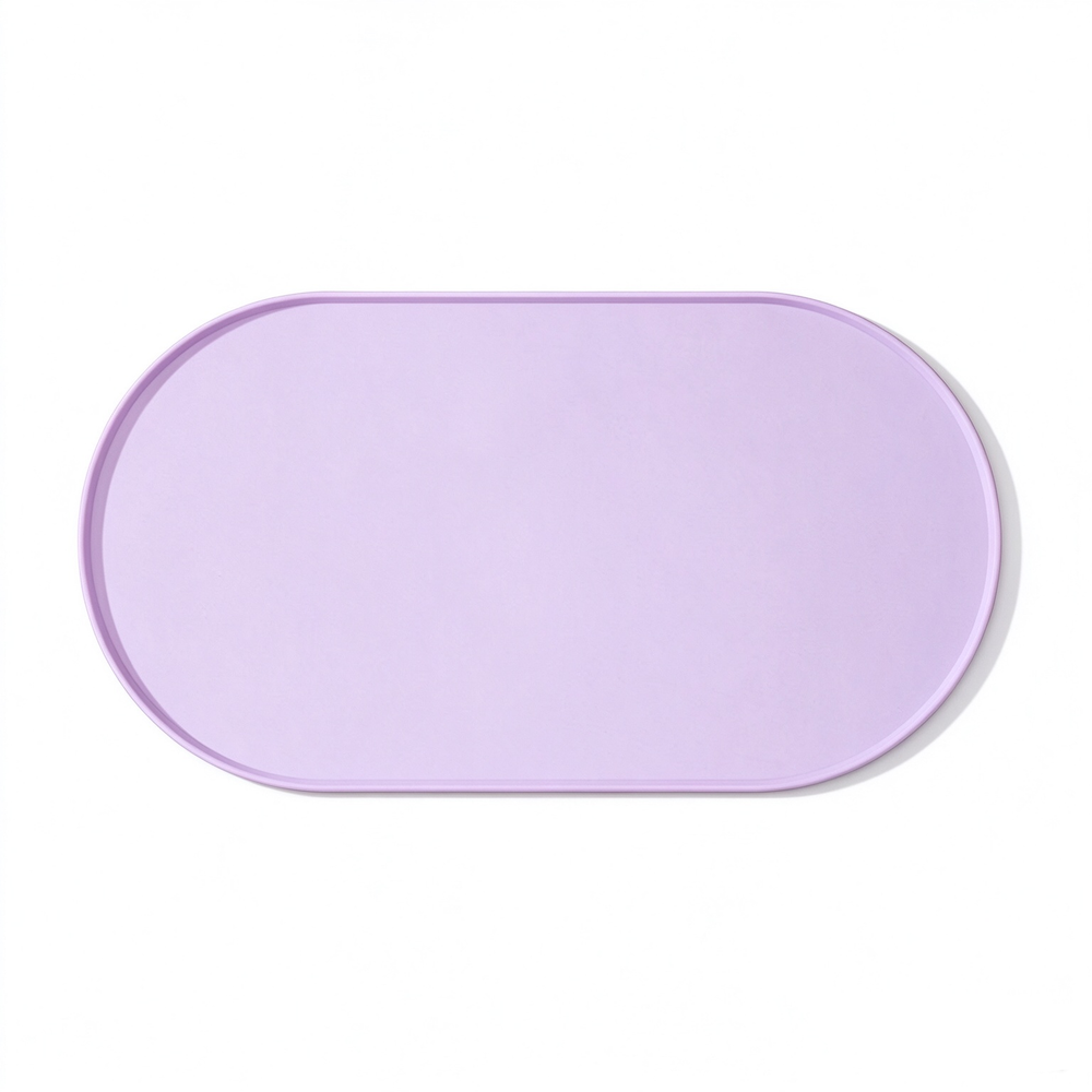 Lavender purple silicone pet feeding mat
